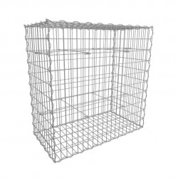 Gabion Cube professionnel 50 x 50 cm, haut. 50 cm, montage hélices