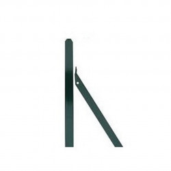 Jambe de force 35x35 acier plastifié vert Epoly, longueur 175 cm