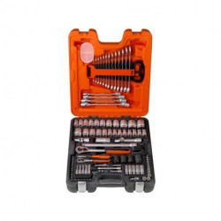 Coffret de douilles 1/4" - 1/2" et clés mixtes Bahco S106, 106 accessoires